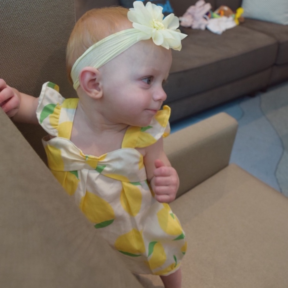 🍋 The Children’s Place Baby Girls Romper